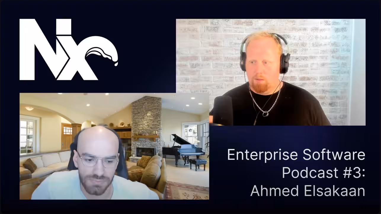 Nx Enterprise Podcast Episode 3: Ahmed Elsakaan